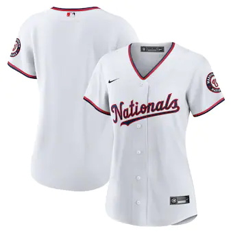 womens nike white washington nationals alternate replica te